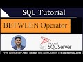 SQL BETWEEN Operator | SQL Tutorial for Beginners