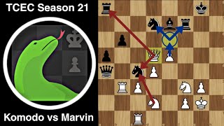 Komodo Stunned by Marvin | Marvin vs Komodo | TCEC Season 21 - Cup 9