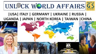 Unlock World Affairs | #4 |UPSC| PCS| Weekly World Current |25 Sept - 1 Oct| Unlock GS Academy|