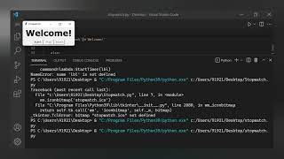 STOPWATCH IN PYTHON | WITH SOURCE