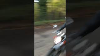 125cc AJS Cadwell take off \u0026 engine sound