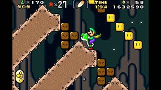 Super Mario Advance 2 Chocolate Island 4 all Dragon Coins