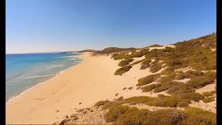 Golden Beach in Karpaz, North Cyprus  - FPV