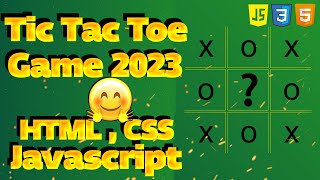 Create a simple tic tac toe game using html css javascript | How to make XO Game #html #howto #games