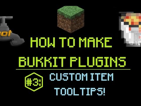 How To Make Bukkit Plugins #3: Custom Item Tooltips | MINECRAFT 🔌 - YouTube