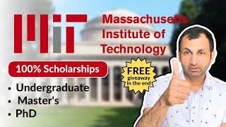 100% Scholarships ​⁠at MIT for INTERNATIONAL students