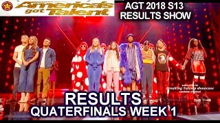 RESULTS QUARTERFINALS 1 We Three Pac Dance Team Flau'jae  America's Got Talent 2018 AGT