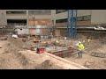 Construction continues on tower expansion at UofL Hospital in downtown Louisville