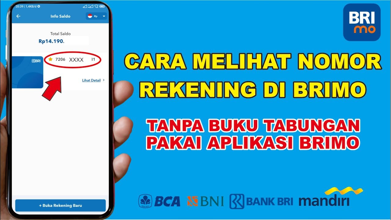 Cara Cek Rekening Sendiri Di BRIMO | Melihat Nomor Rekening Sendiri Di ...