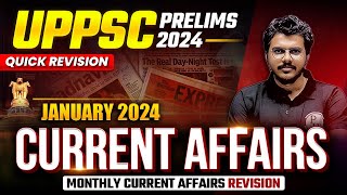 January Month Current Affairs 2024 🔥| Monthly Current Affairs for UPPSC & RO/ARO | UPPSC Wallah