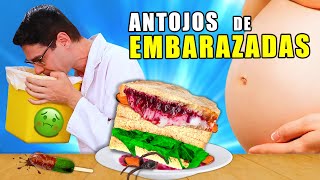 24 HORAS COMIENDO ANTOJOS RAROS de EMBARAZADAS 🤢