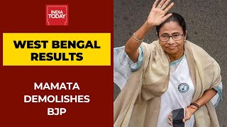 Mamata Banerjee Demolishes BJP In West Bengal; TMC Leading In Over 200 Seats