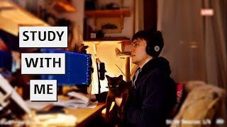 Cozy Study Stream 📚 Study With Me Live [Rain Sounds] | 50-10 Pomodoro Focus 🐾🐈 Join Our Discord!