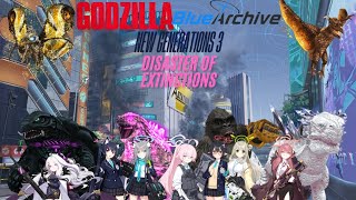 Godzilla X Blue Archive Disaster of Extinctions