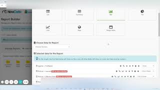 Easily build advanced analytical reports using dotnet Report Builder