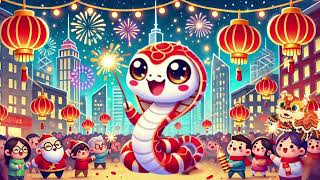 《灵蛇跃动，喜迎新春🎉🧨🧧》2025新年 蛇年到 新年歌曲