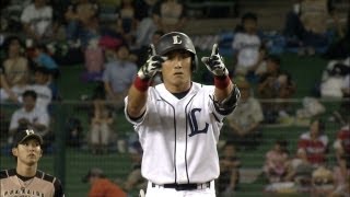 片岡のファン待望の復帰後初安打は先制タイムリー！ 2013.09.18 L-F