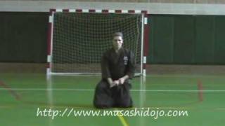 IAIDO 全日本剣道連盟居合　四本目　柄当て　(Tsukaate)