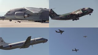 17/05/28 美保基地航空祭2017 オープニングフライト T-400 C-1 YS-11P \u0026 C-2 Take off \u0026 Fly-by at JASDF Miho AB Air Show