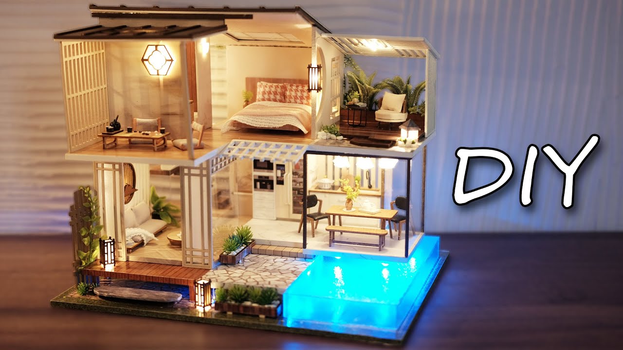 Diy Miniature Dollhouse Kit Rose Garden At Jenny Mcnear Blog