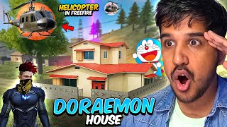 I FOUND HELICOPTER 🚁 & DORAEMON HOUSE IN FREE FIRE 😱
