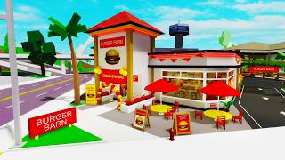 Bringing Back The BURGER BARN In Roblox Brookhaven 🏡RP!