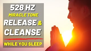 528 Hz Miracle Tone | Release Negative Energy While You Sleep | CLEANSE Yourself & Your Home