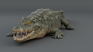 #CGI Crocodile rig. #crocodile