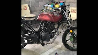 Café racer italika 150Z customizada por jomper performance