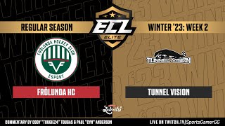 ECL Elite Winter '23 HIGHLIGHTS | Tunnel Vision vs. Frölunda Esports - NHL 23 EASHL 6s Gameplay