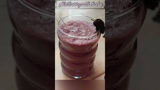 Mulberry milkshake🍹#summerdrink #milkshake #youtubeshorts #shorts #drink #cooldrinks #mulberryjuice