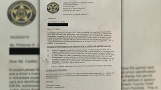 Castile's Family Shows WCCO Permit To Carry Letter
