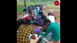 TN students forced to write exams on open grounds