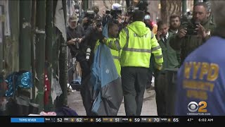 Arrests made after standoff at homeless encampment