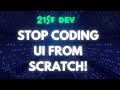 Stop Building UIs from Scratch! Discover 21st.dev for Ready-Made Components 🚀