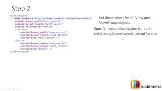 Lession 35 Android Linear Layout Using Java Code Part 1 Android Tutorial HD 1080p HD