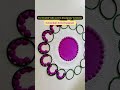 navratri special purple rangoli design