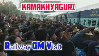 (KAMG)Kamakhyaguri Railway Station (GM) General Manager's Inspection  By Smart Beast