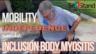 Inclusion Body #Myositis: Lyle's Sit to Stand Triumph w/ Lift Assist #Mobility Device for #Elderly