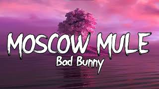 Bad Bunny - Moscow Mule Lyrics Video