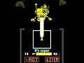 undertale yellow secret boss shorts