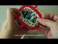 ep.21 헝가리자수 필통 making a pencil case by sewing