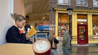 january diaries | solo coffee date, quiet days \u0026 book chats