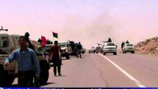 Heavy fighting between Libya's Ajdabiya and Brega