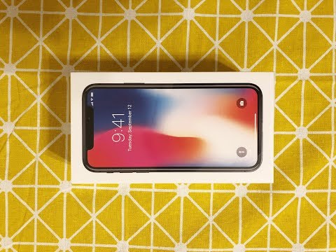 iPhone X unboxing iPhone X unboxing