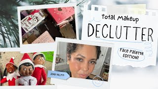 Total Makeup Collection Declutter 2024! FACE PALETTE EDITION