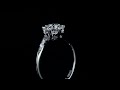 s925 sterling silver 1 carat moissanite ring s925 moissaniterings silvernerings moissanite