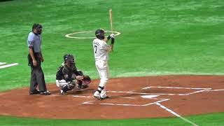 2020.8.11  中村晃　第2号先制ツーランホームラン！！