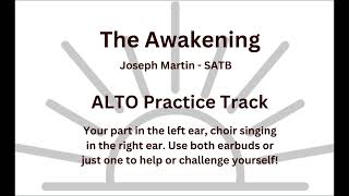 The Awakening ALTO TRACK - Joseph Martin SATB