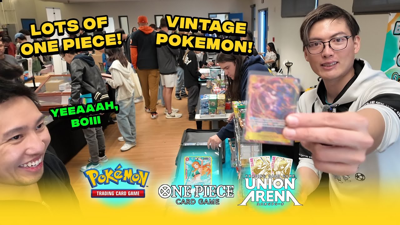Oc Card Show Was Packed With Trades Lots Of One Piece Vendor Pov One